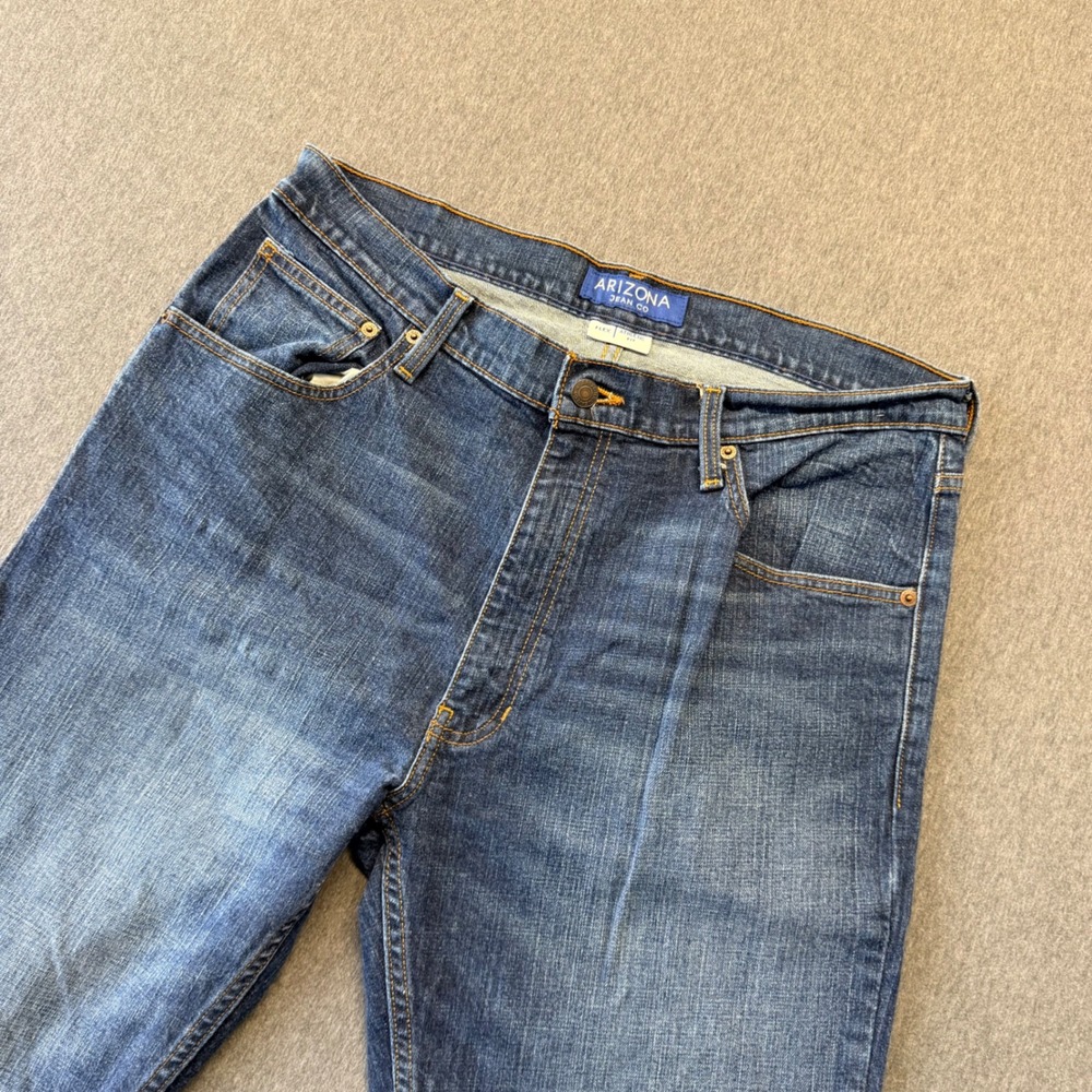 Arizona Jean Co Flex Athletic Fit Mens Jeans 36x34 Medium Wash Denim Stretch